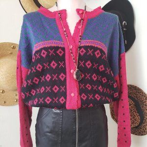 Vintage 90s Funky Sweater Size Large